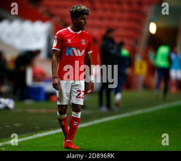 WOOLWICH, Regno Unito, OTTOBRE 27: Il Maatsen Ian di Charlton Athletic durante la Sky Bet League uno tra Charlton Athletic e Oxford United al va Foto Stock