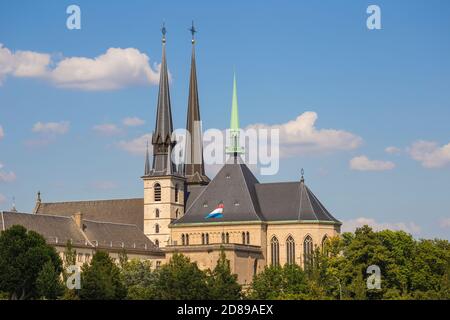 Lussemburgo, Lussemburgo, Cattedrale di nostra Signora di Lussemburgo Foto Stock