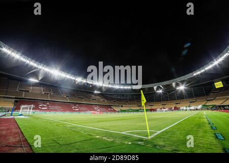 Vista generale dello stadio durante l'UEFA Women's Euro 2022, partita di calcio tra Spagna e Repubblica Ceca il 23 ottobre 2020 a la Cart C. Foto Stock