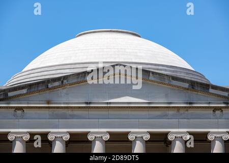 Rotunda e portico a cupola di John Russell Pope del 1941 della National Gallery of Art di Washington DC Foto Stock