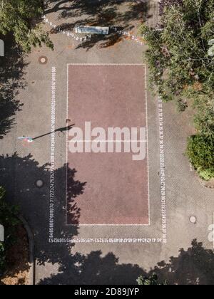 piazzole amatoriali dall'alto Foto Stock