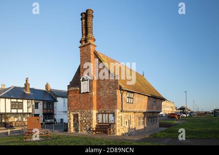 Aldeburgh Museum, Moot Hall, Aldeburgh, Suffolk, Regno Unito Foto Stock