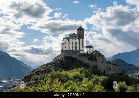 Château de Valère Foto Stock
