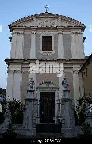 Brescia, Italia: San Zeno al Foro, chiesa cattolica romana, barocca, Piazza del Foro, Via dei Musei, vicino alle rovine del tempio capitolino Romano. Foto Stock