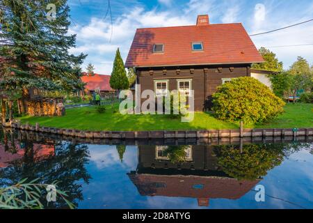 Lehde, Spree Forrest Oberspreewald, Brandeburgo, Germania orientale, Europa Foto Stock