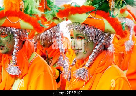 Straßenkarneval im Rheinland, Brühl, Nordrhein-Westfalen, Germania Foto Stock