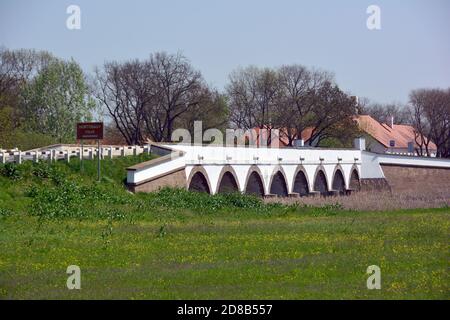 Ponte a nove archi, Neunbögige Brücke, Hortobágy, Kilenclyukú híd, Hajdú, Magyarország-Bihar, Ungheria,  , Europa, Patrimonio dell'Umanità Foto Stock