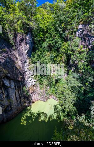 Mount Hypipelee Crater, Atherton Tablelands, North Queensland, Australia Foto Stock