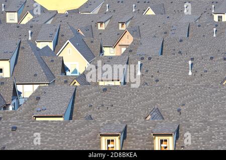 Vista aerea dei tetti Foto Stock