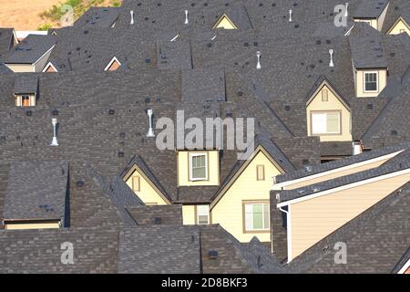 Vista aerea dei tetti Foto Stock