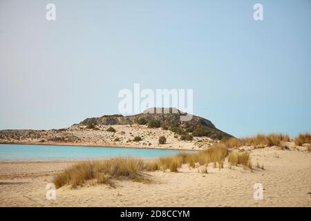 Spiaggia di Simos , Elafonisos Grecia Foto Stock