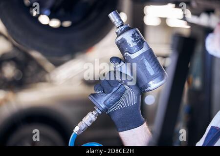 Chiave a percussione manuale meccanica automatica maschio Foto Stock
