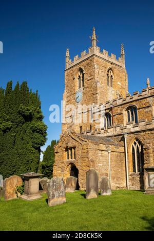 Regno Unito, Inghilterra, Lincolnshire Wolds, Tealby, All Saints C12th Church Foto Stock