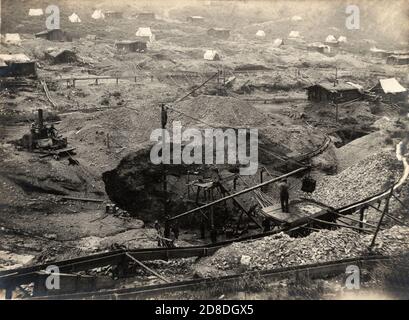 Alaska Goldrush 1890 Foto Stock