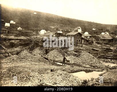 Alaska Goldrush 1890 Foto Stock