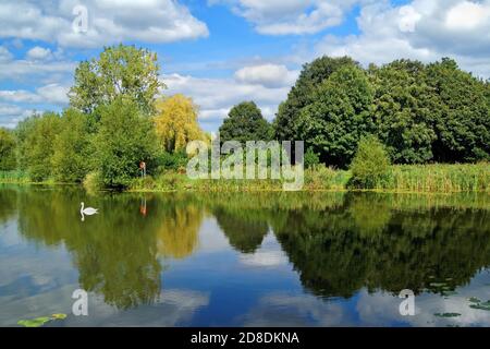 Regno Unito, South Yorkshire, Barnsley, Goldthorpe, Bolton Brick Ponds Foto Stock