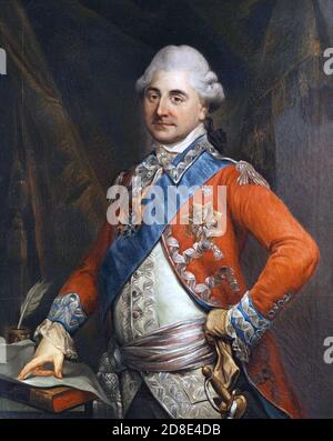 STANISLAW AUGUST PONIATOWSKI (1732-1798) aka Stanislao II Augusto - Re Della Polonia Foto Stock