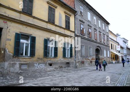 Architettura Heritage nella Città Vecchia di Maribor in Oriente Slovenia Foto Stock