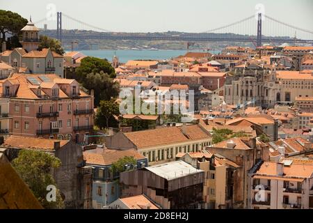 A Lisbona, Portogallo, Europa. Foto Stock