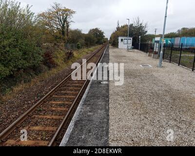 Luxulyan, Cornovaglia, 29 ottobre 2020. Villaggio situato vicino sia St Austell e Bodmin. Situato in un sito minerario Patrimonio Mondiale e adiacente al L. Foto Stock