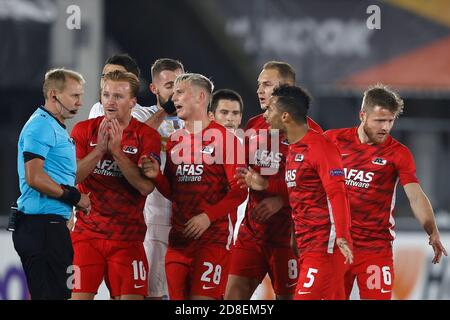 Alkmaar, Paesi Bassi. 29 Ott 2020. ALKMAAR, 29-10-2020, AFAS Stadion, football olandese, Europa League, stagione 2020/2021 durante la partita AZ vs Rijeka Credit: Pro Shots/Alamy Live News Foto Stock