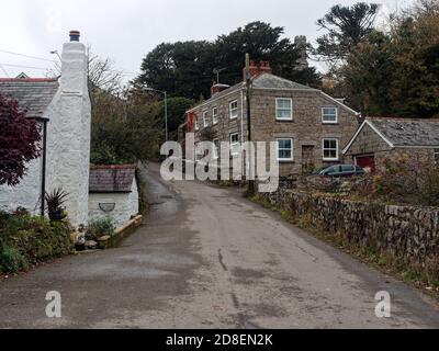 Luxulyan, Cornovaglia, 29 ottobre 2020. Villaggio situato vicino sia St Austell e Bodmin. Situato in un sito minerario Patrimonio Mondiale e adiacente al L. Foto Stock