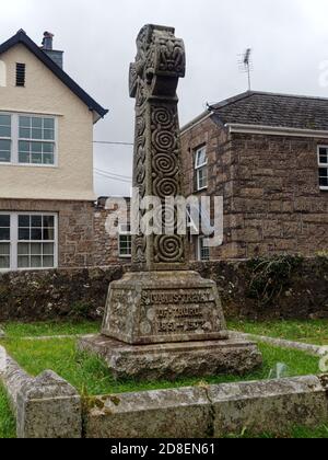 Luxulyan, Cornovaglia, 29 ottobre 2020. Villaggio situato vicino sia St Austell e Bodmin. Situato in un sito minerario Patrimonio Mondiale e adiacente al L. Foto Stock