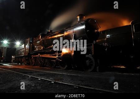 'Erlestoke Manor' e 'Kinlet Hall' sul capannone a Bridgnorth. Foto Stock