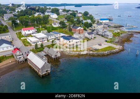 Lubec, Maine, Stati Uniti Foto Stock