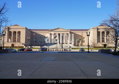 WASHINGTON, DC -22 FEB 2020- Vista della Corte d'appello del Distretto di Columbia a Washington, DC. Foto Stock