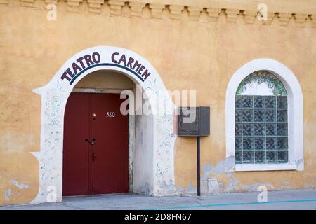 Teatro Carmen, Barrio Historico District, Tucson, Pima County, Arizona, Stati Uniti d'America Foto Stock