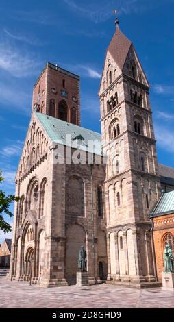 Cattedrale medievale, Chiesa di nostra Signora a Ribe, Danimarca Foto Stock