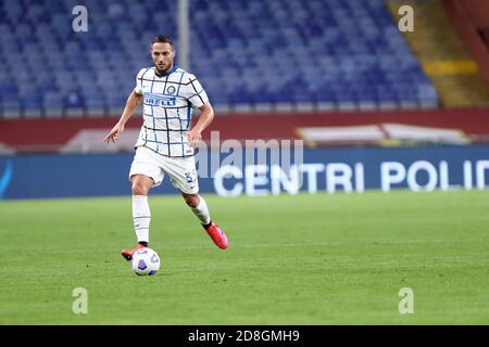 Genova, Italia. 24 ottobre 2020. Danilo D'Ambrosio del FC Internazionale in azione durante la Serie A match tra il CFC di Genova e il FC Internazionale. Foto Stock