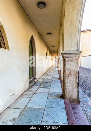 Italia Veneto Vittorio Veneto - Serravalle - Via Pietro Paietta - galleria Foto Stock