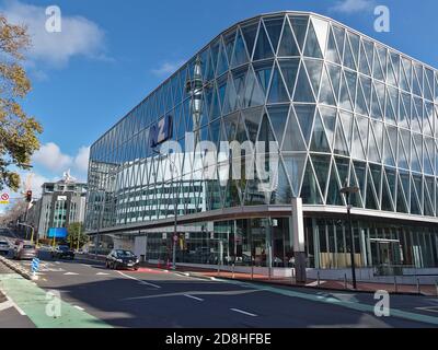 AUCKLAND, NUOVA ZELANDA - 01 luglio 2019: Vista dell'edificio degli uffici della compagnia assicurativa NZI nel centro di Auckland Foto Stock