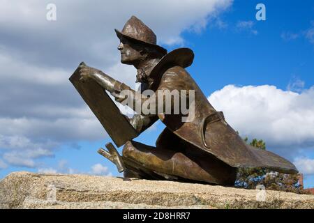 Scultura di Alfred M. Puca, Fitz Hugh Lane Park, Gloucester, Cape Ann, Greater Boston Area, Massachusetts, USA Foto Stock