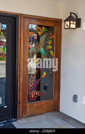 Leavenworth, villaggio in stile bavarese, Washington state, Stati Uniti Foto Stock