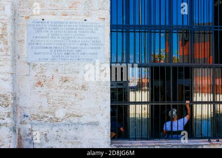 Almacenes San José mercato artigianale. La Habana - la Havana, Cuba, America Latina e Caraibi Foto Stock