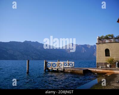 Lago di Garda, Italia in primavera Foto Stock