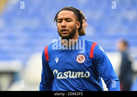 Liam Moore (6) di lettura si riscalda prima ko Foto Stock