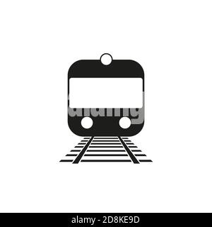 Icona metropolitana, metropolitana, treno suburbano Illustrazione Vettoriale