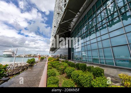 5 GENNAIO 2020 - Pointe-a-Pitre, Guadalupa, FWI - nave da crociera nel porto Foto Stock