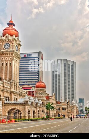 Piazza Merdeka, Kuala Lumpur, immagine HDR Foto Stock