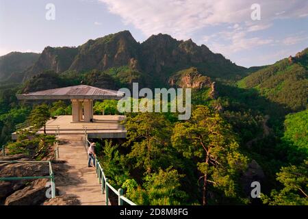 Monte Chilbo, Corea del Nord Foto Stock