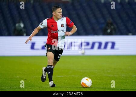 Jens Toornstra di Feyenoord durante la partita della Europa League Feyenoord-Wolfsberger AC su Oktober, 29 2020 a Rotterdam Olanda Credit: SCS/Sander Chamid/AFLO/Alamy Live News Foto Stock