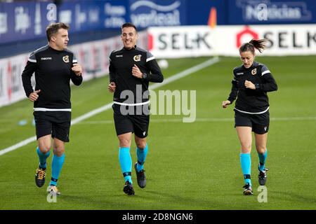 Pamplona, Spagna. 31 Ott 2020. Spagnolo la Liga calcio match Osasuna vs Atletico Madrid al El Sadar Stadium, Pamplona, 31 ottobre 2020 la Liga/Cordon Press Credit: CORDON PRESS/Alamy Live News Foto Stock