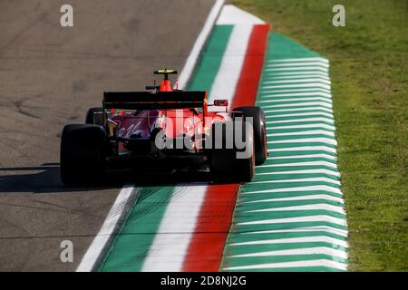 Imola, Italia. 31 ottobre 2020. 16 LECLERC Charles (mco), Scuderia Ferrari SF1000, azione durante la Formula 1 Emirati Gran Premio dell'emilia Romagna 2020, Gran Premio dell'Emilia Romagna, dal 31 ottobre al 1 novembre 2020 sull'autodromo internazionale Enzo e Dino Ferrari, a Imola, Italia - Photo DPPI Credit: LM/DPPI/DPPI/Alamy Live News Foto Stock