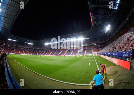 Pamplona, Spagna. 31 Ott 2020. Spagnolo la Liga calcio match Osasuna vs Atletico Madrid al El Sadar Stadium, Pamplona, 31 ottobre 2020 la Liga/Cordon Press Credit: CORDON PRESS/Alamy Live News Foto Stock