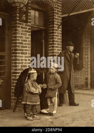 Chinatown Los Angeles, 1899 Foto Stock