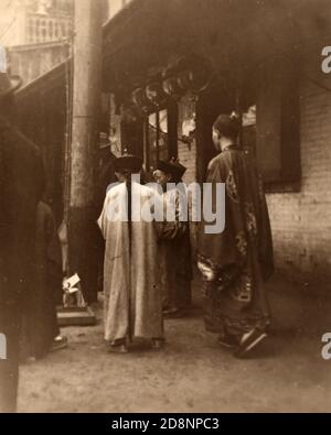 Chinatown Los Angeles Ritratti, 1899 Foto Stock